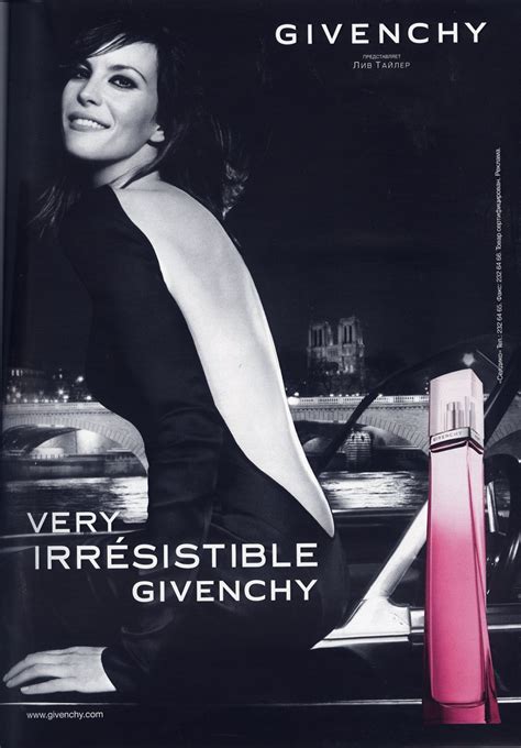 liv tyler pub givenchy|Givenchy Very Irresistible .